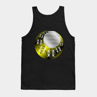 Ornamental waning moon Tank Top